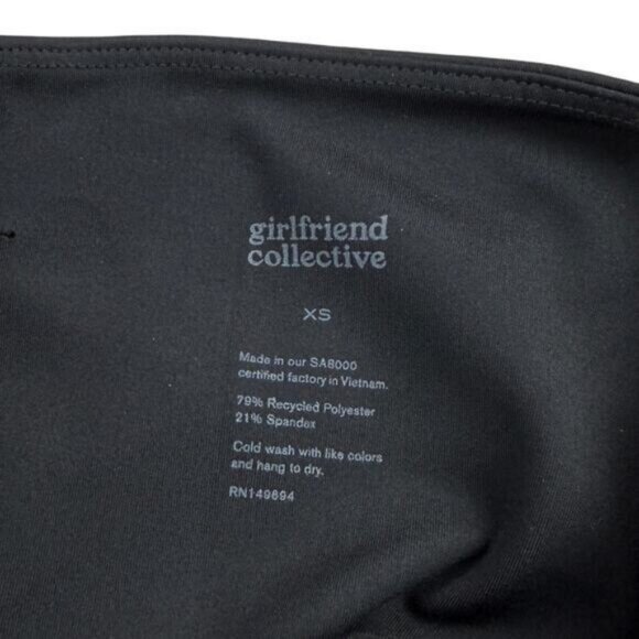 Girlfriend Collective High Rise Black Compressive Legging XS - Picture 4 of 5